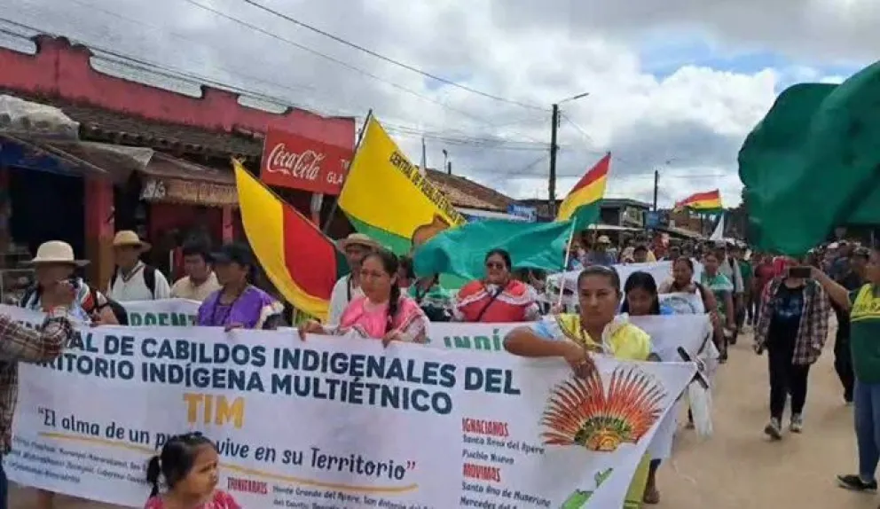 La situación de conflictividad se agudiza en el país, diferentes sectores sociales y organizaciones sindicales se movilizan por diferentes demandas al Gobierno. Foto: Erbol
