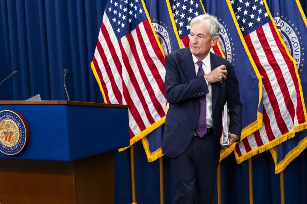 El presidente de la Reserva Federal de EEUU, Jerome Powell en Washington. Foto: EFE