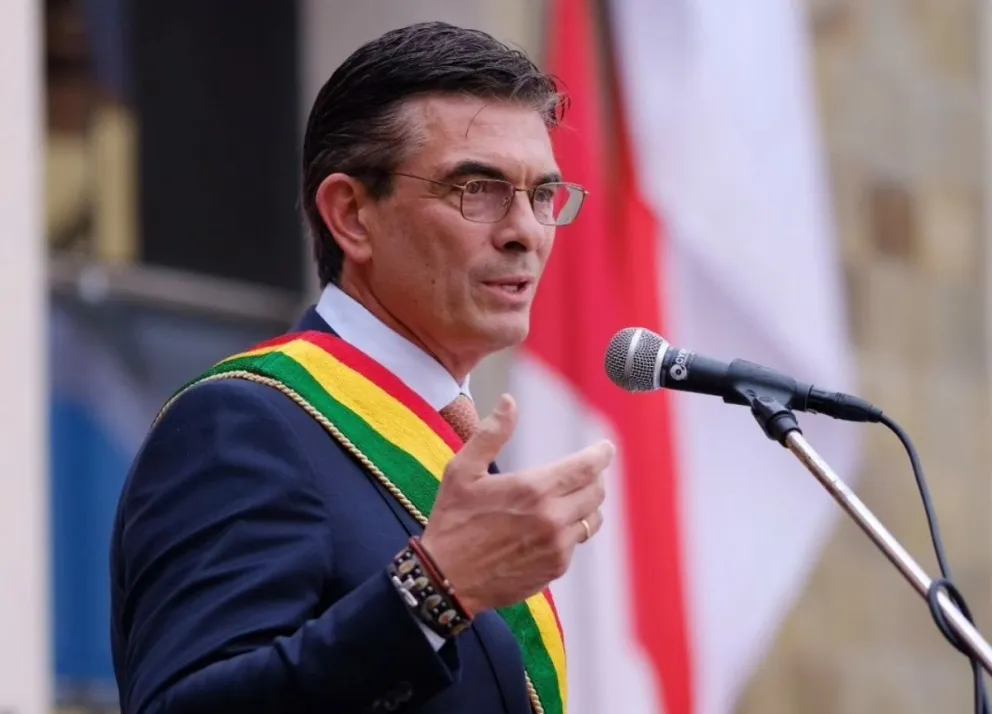 El presidente Rodrigo Paz en acto anterior. Foto: RRSS del mandatario 