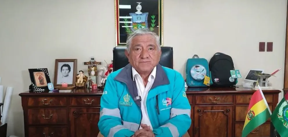 Iván Arias, alcalde saliente de La Paz. Foto: Alcaldía de La Paz