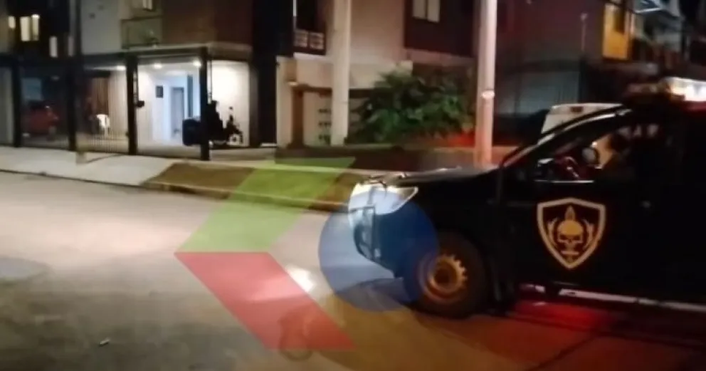 La zona del asesinato del magistrado Víctor Hugo Claure. Foto: Captura de imagen
