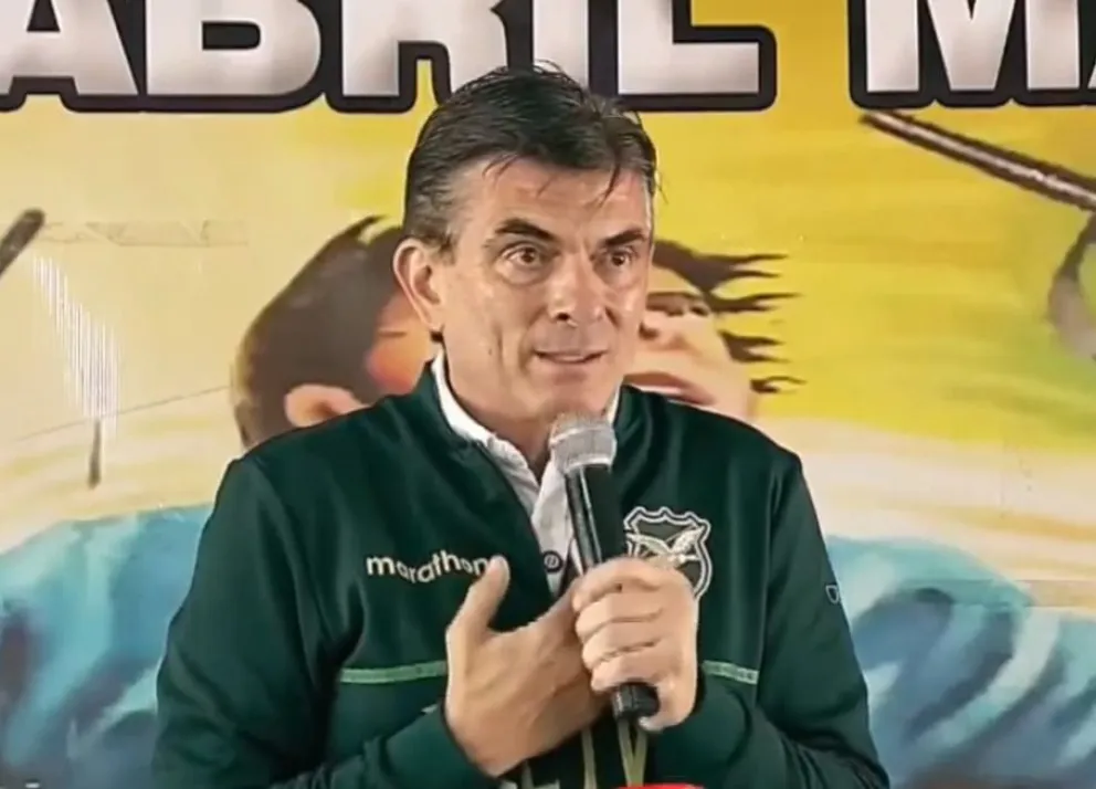 Presidente Rodrigo Paz en el encuentro con trabajadores de Manaco en Cochabamba. Foto: captura de imagen