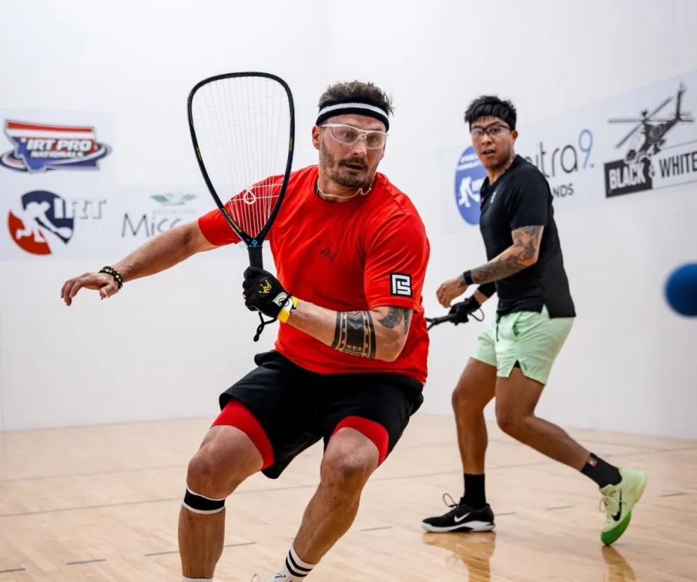 Waselenchuk (de rojo) en la final contra Moscoso. Foto: IRT.