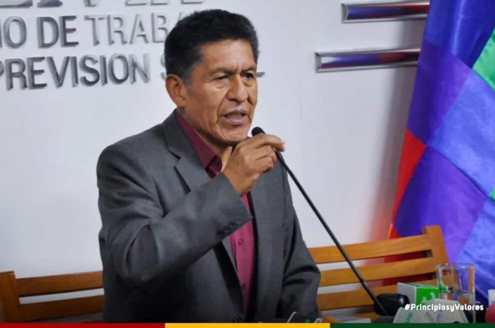 El ministro de Trabajo, Edgar Morales. Foto: Minsiterio de Trabajo