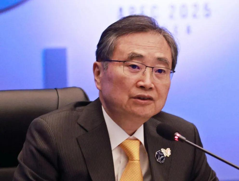 El ministro de Exteriores de Corea del Sur, Cho Hyun. Foto: EFE 