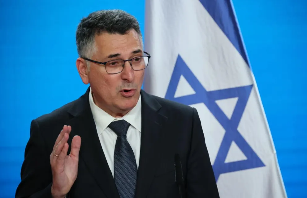 El ministro de Asuntos Exteriores de Israel, Gideon Saar, asiste a una rueda de prensa conjunta con el ministro de Asuntos Exteriores alemán tras su reunión en Berlín, Alemania, el 5 de mayo de 2026. Foto: EFE 