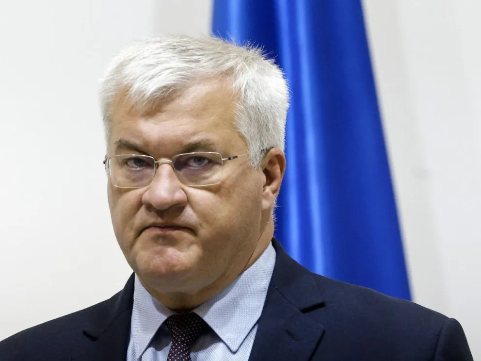 El ministro de Exteriores de Ucrania, Andrí Sibiga, en una imagen de archivo. Foto: EFE