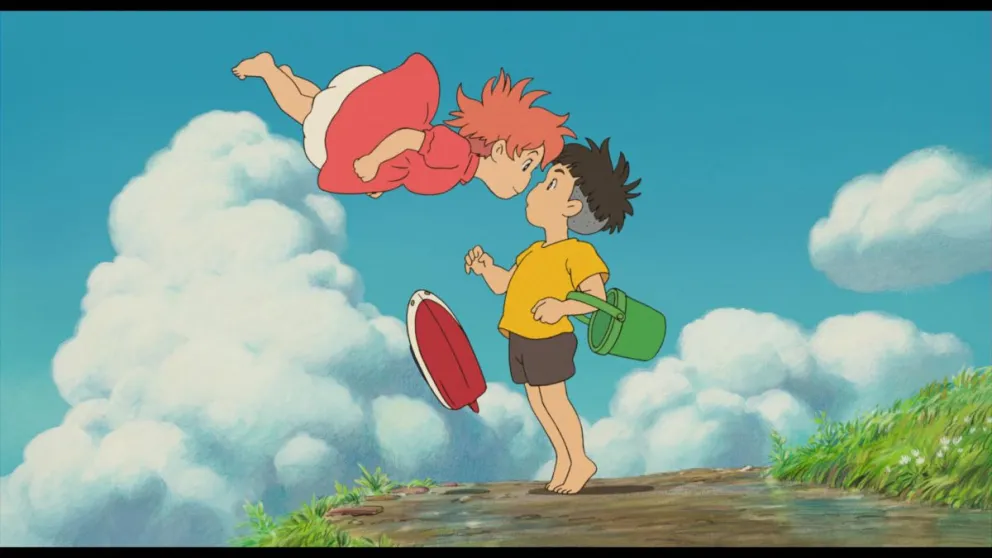 Vista de la película 'Gake no ue no Ponyo' ('Ponyo en el acantilado' ,2008), dirigida por Hayao Miyazaki, uno de los fundadores de los Studios Ghibli, premiado con el Princesa de Asturias de Comunicación y Humanidades. Foto: EFE