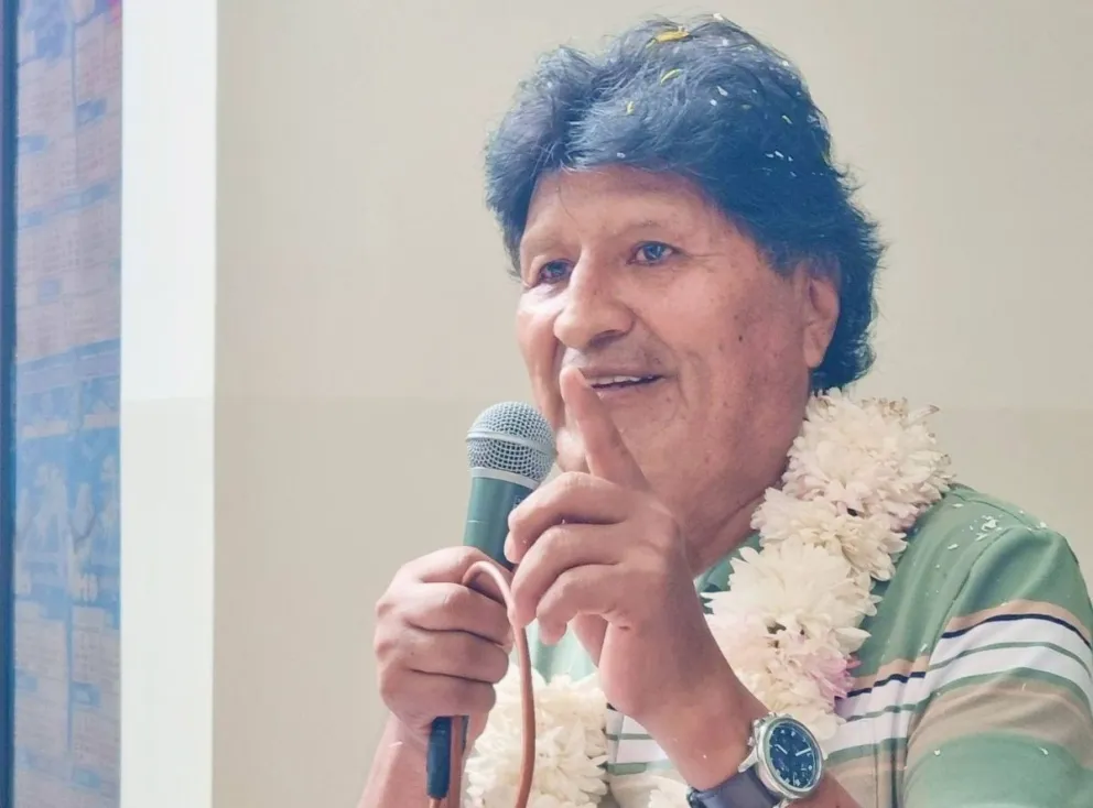 El expresidente Evo Morales. Foto: RRSS del exmandatario 
