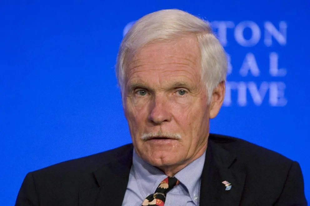 Ted Turner, fundador de CNN. Foto: EFE