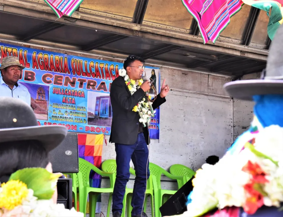 El senador de Unidad, Nilton Condori. Foto: Nilton Condori/Facebook