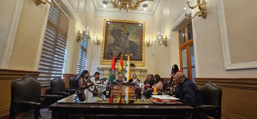 El Concejo Municipal de La Paz en una sesión. Foto: Concejo Municipal