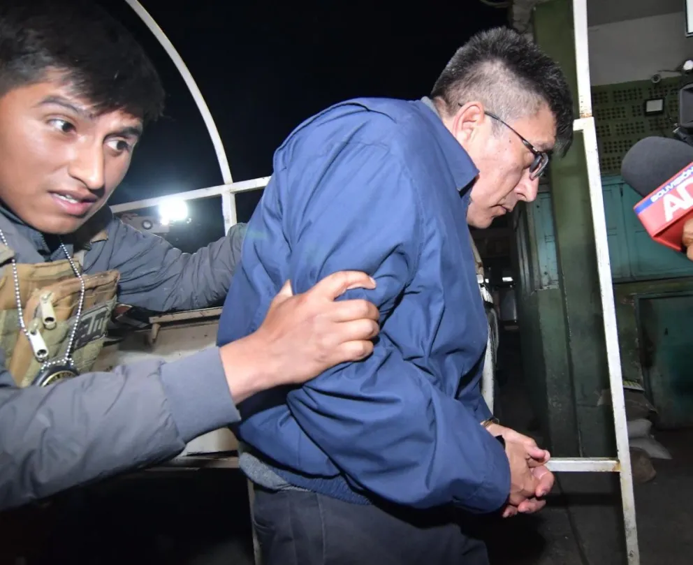  Ronald Casso, exgerente de Boliviana de Aviación (BoA), fue trasladado a celdas de la FELCC de La Paz. Foto: APG