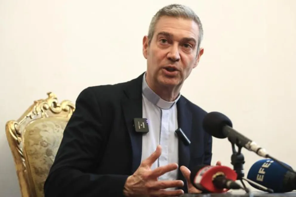 El comisario de la Santa Sede a cargo de las investigaciones y de liquidar esta organización y otras anexas a ella para indemnizar a las víctimas, Jordi Bertomeu. Foto: EFE