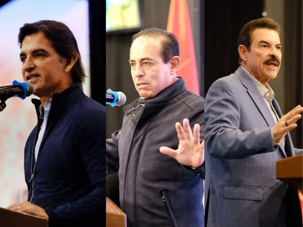 Los alcaldes de las ciudades del eje central. Foto: Oficina del presidente Rodrigo Paz