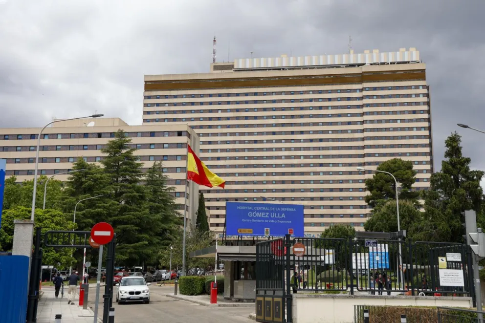 Vista general del Hospital Gómez Ulla en Madrid, este lunes. Los 14 españoles del crucero han pasado la noche tranquilos y sin síntomas en el Gómez Ulla. Foto: EFE