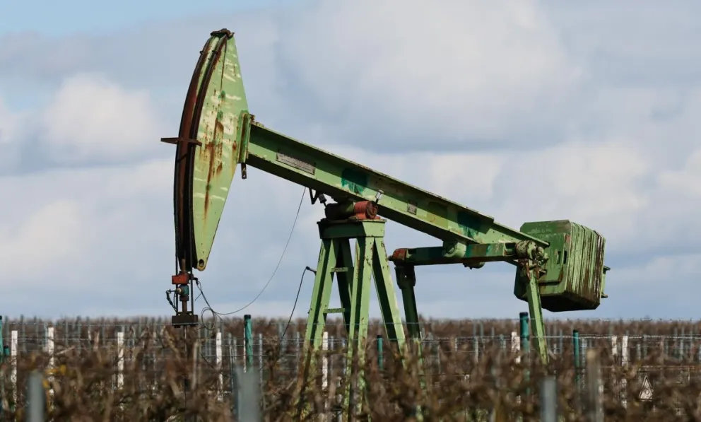 Vista del campo de extracción de crudo en Walsheim, cerca de Landau, Alemania. Foto: EFE