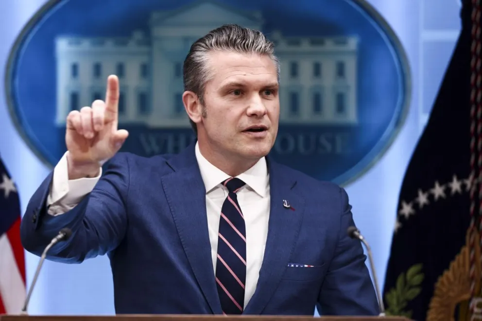 El secretario de Guerra de Estados Unidos, Pete Hegseth. Foto: EFE