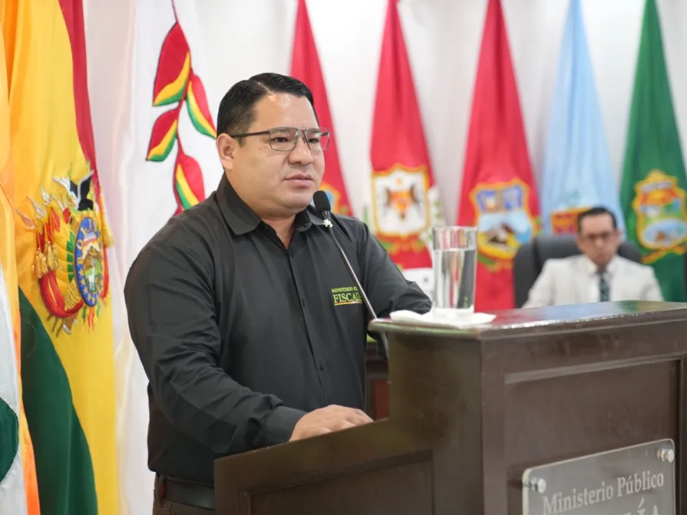 El fiscal General del Estado, Roger Mariaca. Foto: FGE