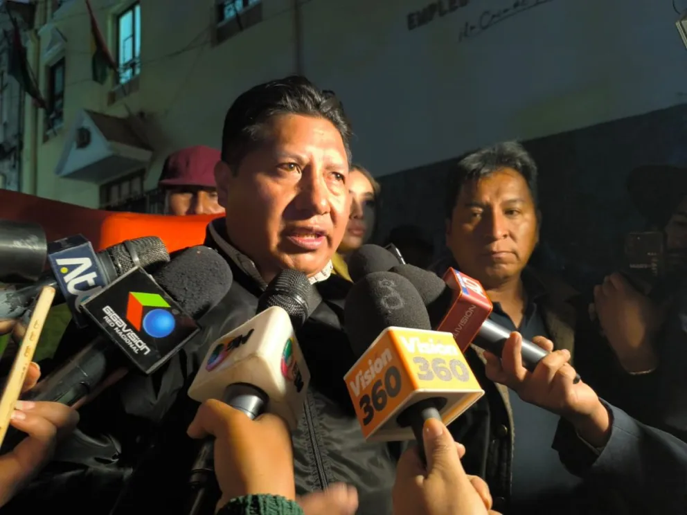 El profesor Juan Carlos Mamani, ejecutivo departamental del Magisterio Rural. Foto: Visión360