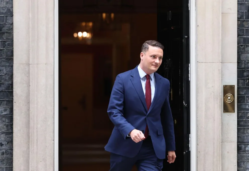 El ya ex ministro británico de Sanidad Wes Streeting. Foto: EFE
