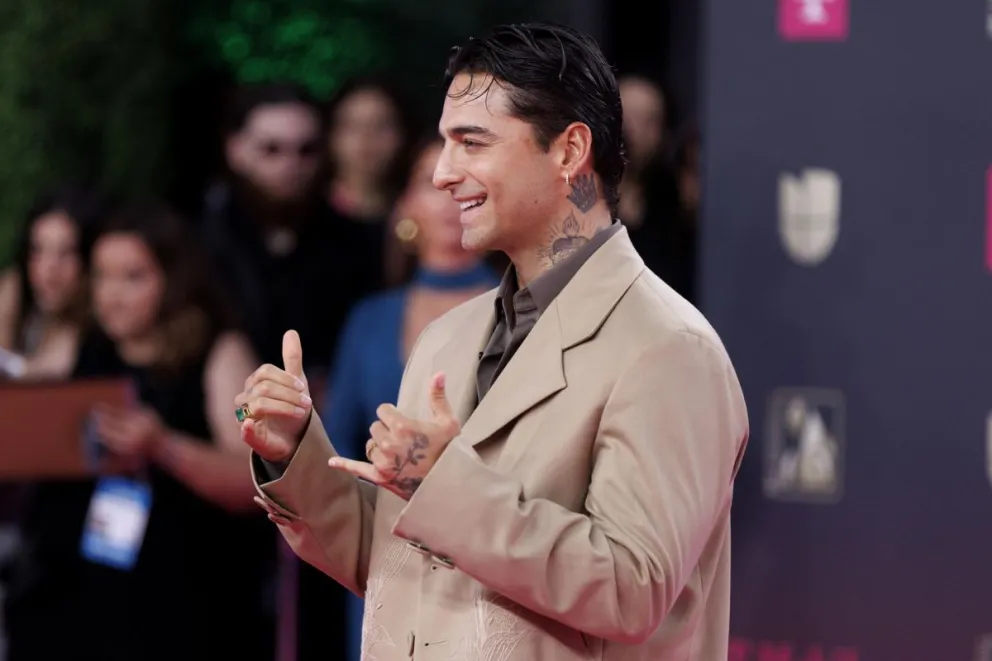 Fotografía de archivo, tomada el pasado 19 de febrero, en la que se captó al cantante urbano colombiano Maluma, en Miami (Florida, EE.UU.). Foto: EFE