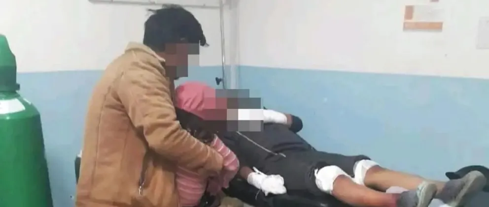 El menor de edad fue internado en el Hospital del Niño, donde recibe atención médica de emergencia. Foto: Unitel