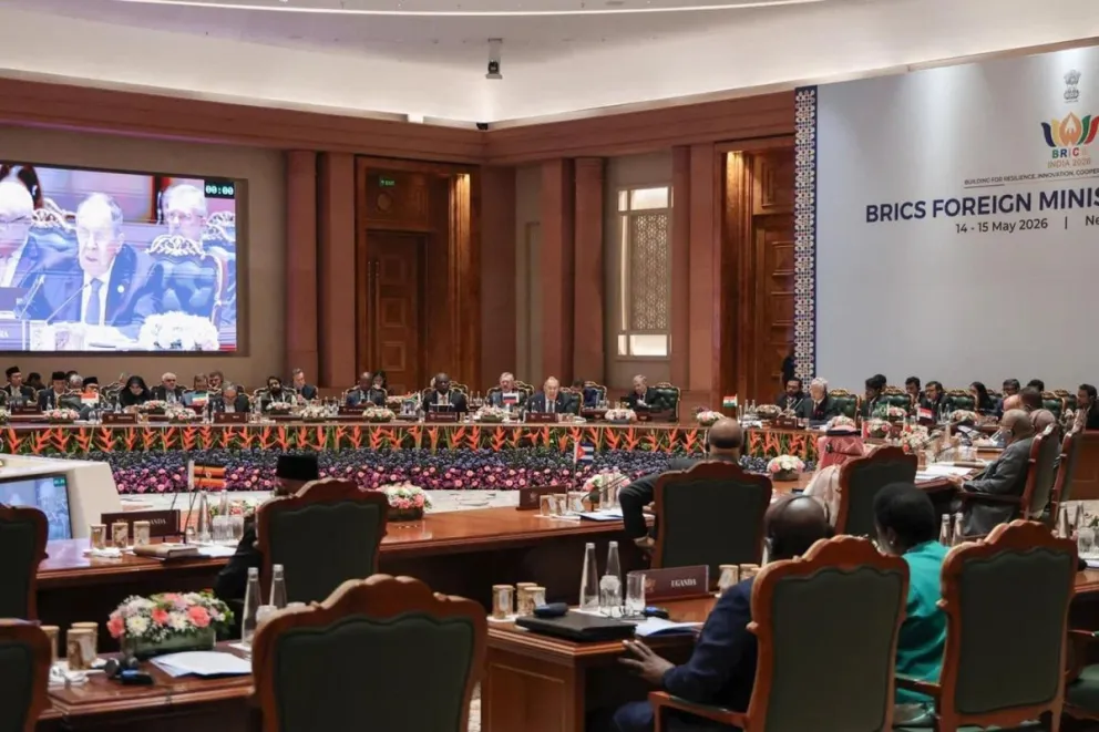 La reunión de ministros de Exteriores de los BRICS entra este viernes en su segunda y última jornada en Nueva Delhi. Foto: EFE 