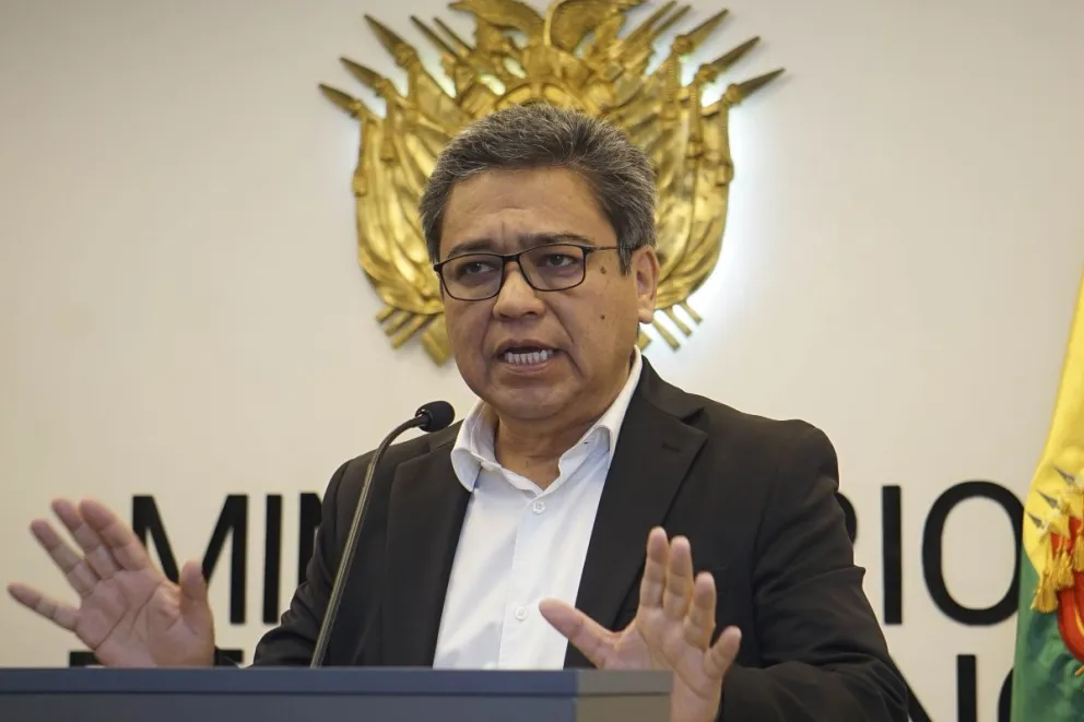 El vocero presidencial, José Luis Gálvez. Foto: APG