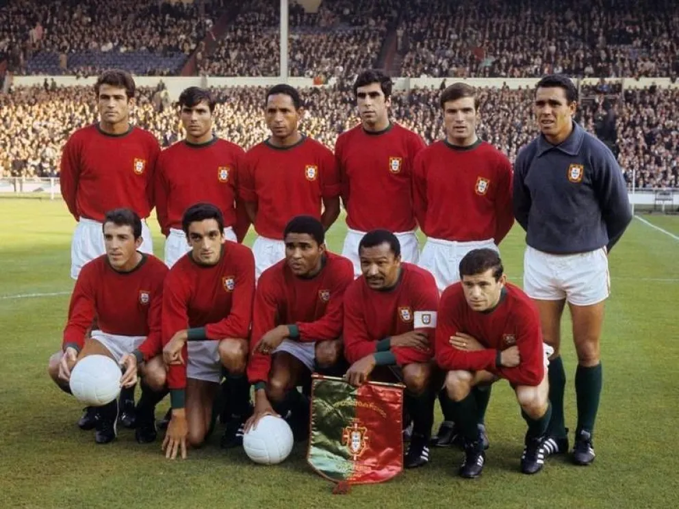El combinado de Portugal que brilló en 1966. Foto: PNT