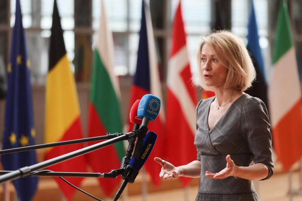 La Alta Representante de la UE para Asuntos Exteriores y Política de Seguridad y Vicepresidenta de la Comisión Europea, Kaja Kallas. Foto: EFE 