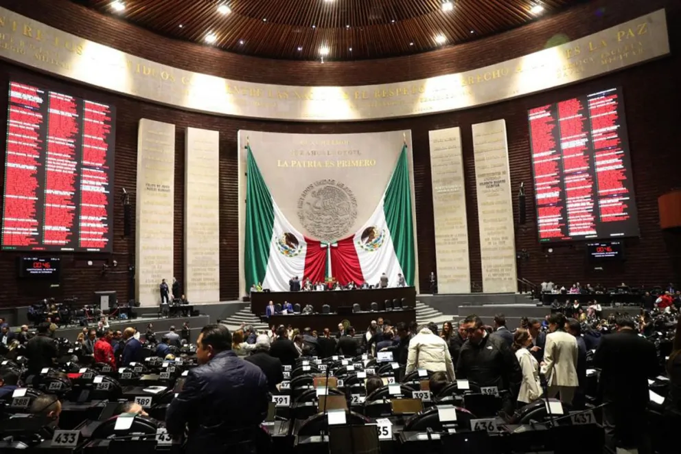 Vista general del recinto de la Cámara de Diputados en Ciudad de México (México). Imagen de archivo. Foto: EFE