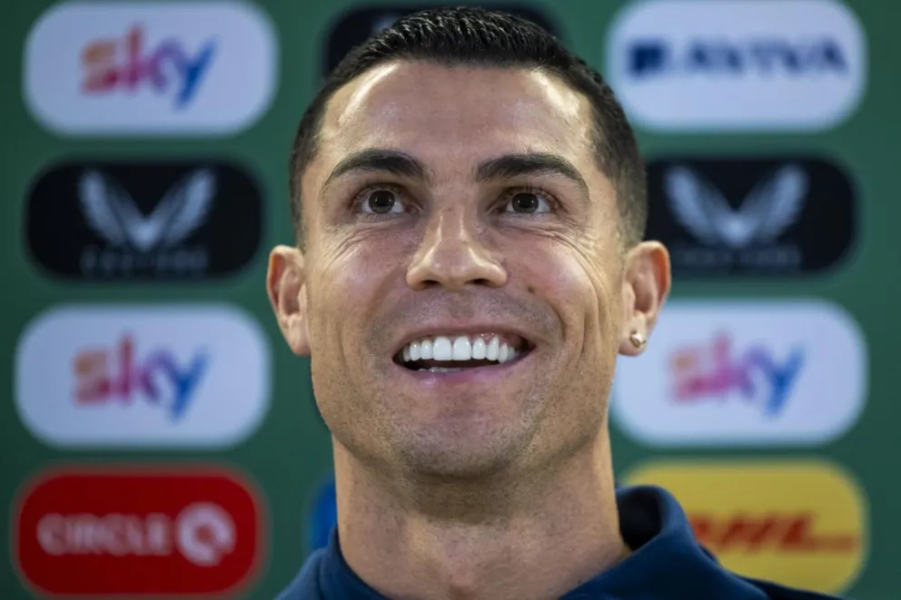 Cristiano Ronaldo, capitán de la selección portuguesa. Foto: EFE