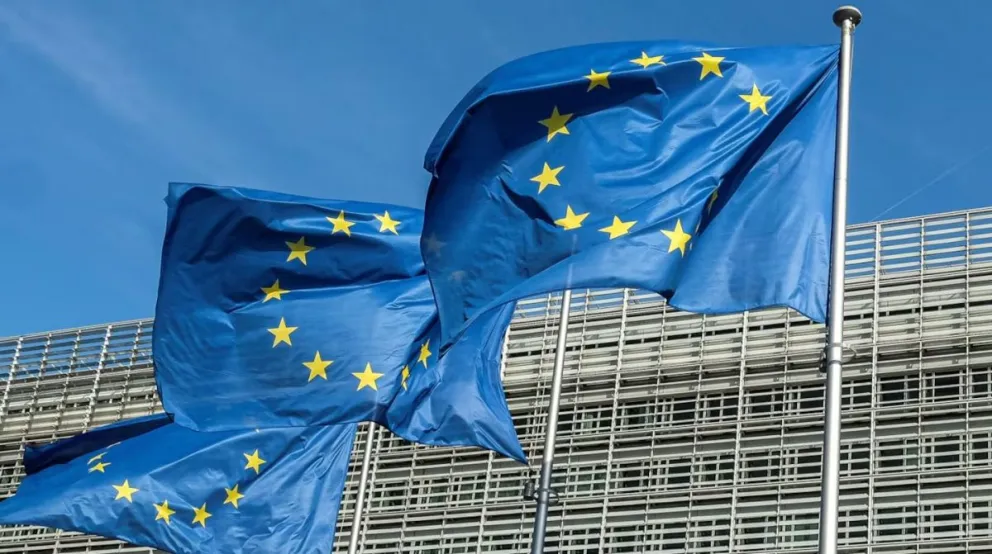 Banderas de la Unión Europea. Foto: RRSS de la UE 