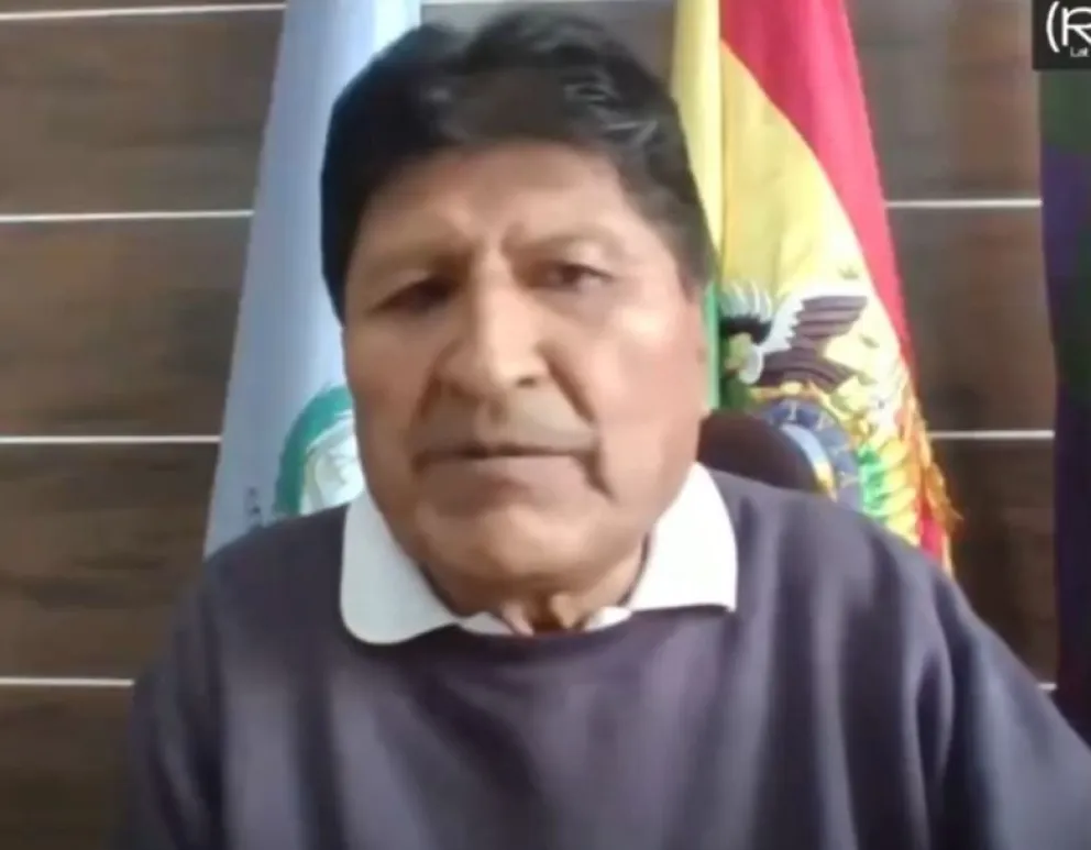 El expresidente Evo Morales en la entrevista. Foto: Captura de imagen