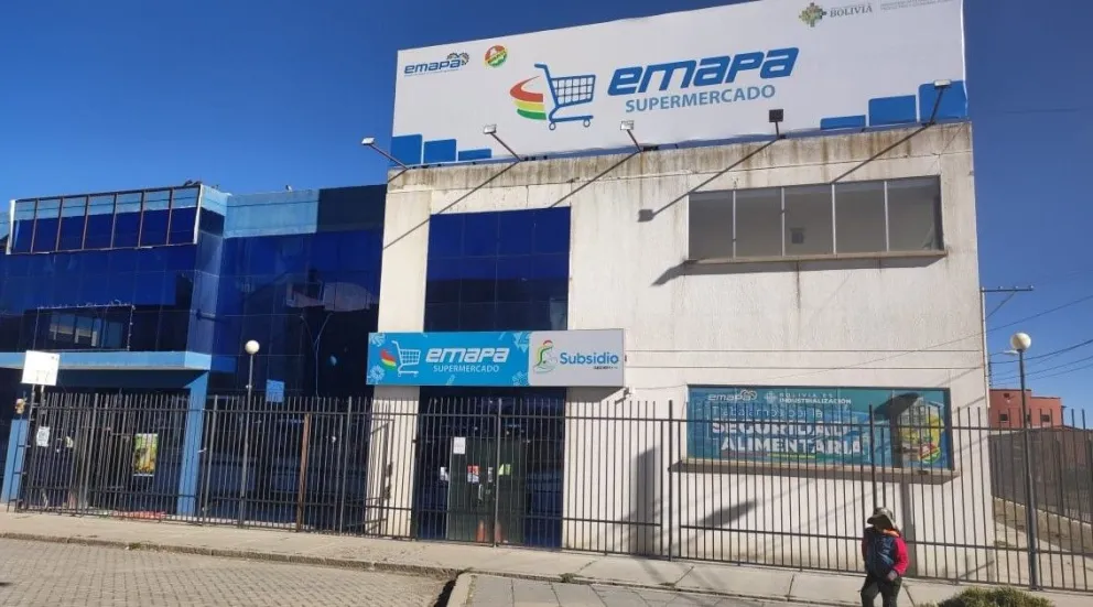 La sucursal de Emapa en la zona Villa Tunari, El Alto. Foto: ABI