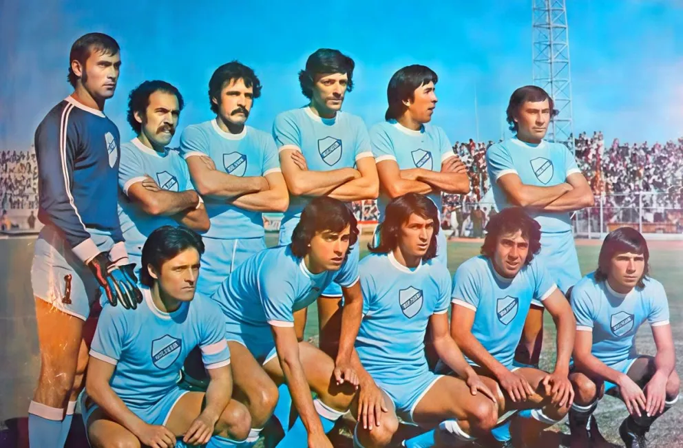 El plantel de Bolívar que jugó con Guabirá en 1976.