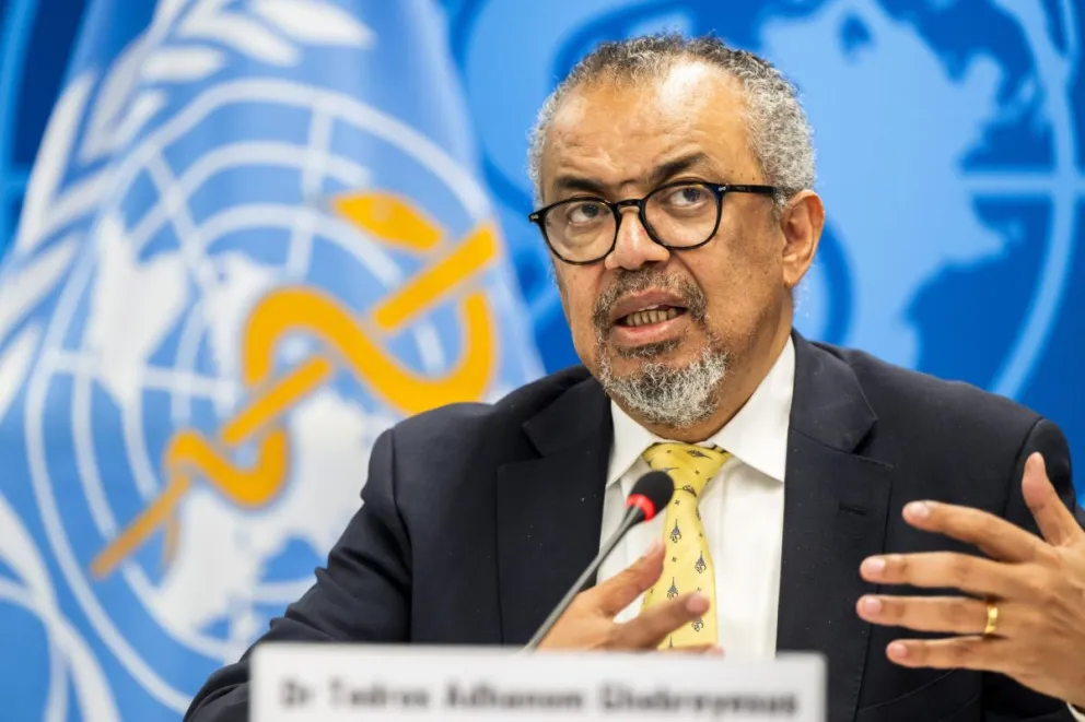 El director general de la Organización Mundial de la Salud (OMS), Tedros Adhanom Ghebreyesus. Foto: EFE