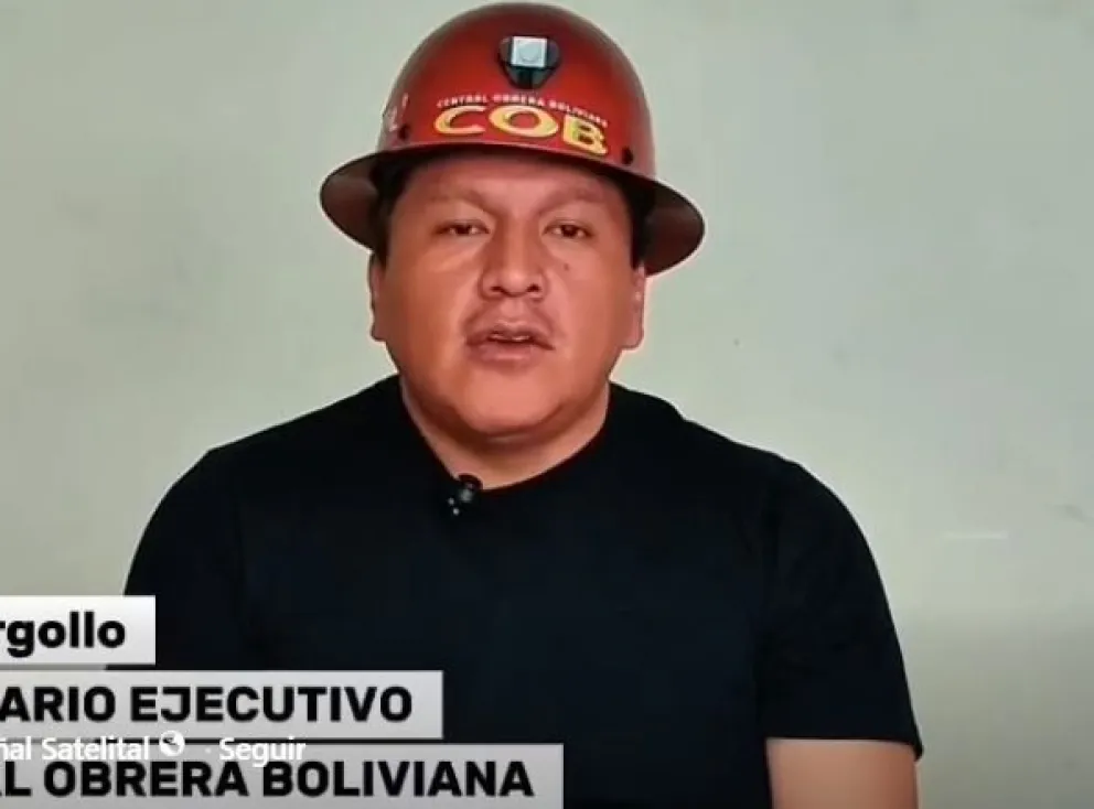 El dirigente cobista Mario Argollo se declara en la clandestinidad. Foto: Captura de imagen