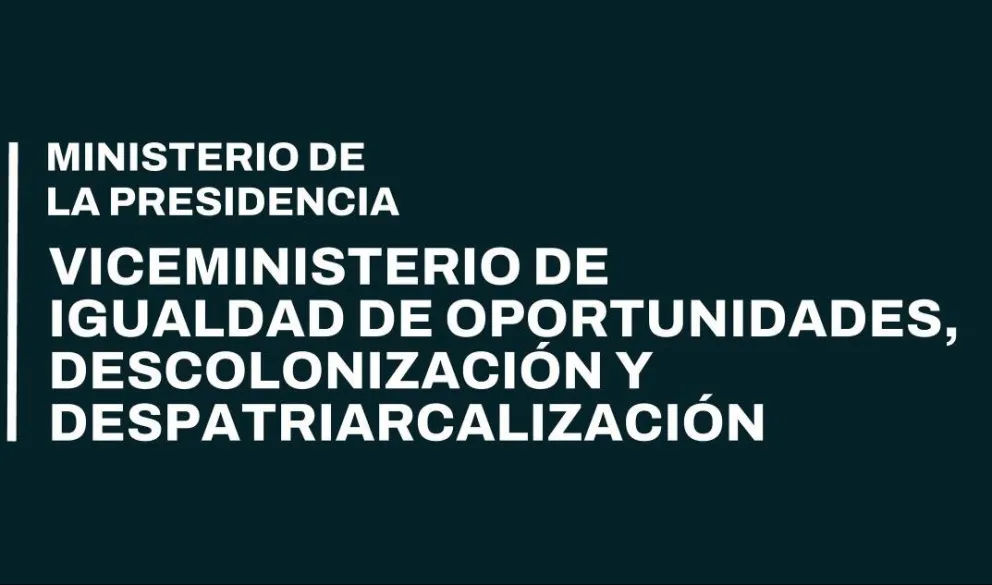 Captura de pantalla de la página en Facebook del Viceministerio de Igualdad de Oportunidades