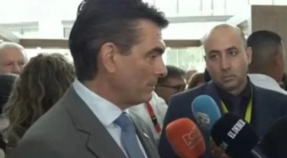 El presidente Rodrigo Paz junto a Fernando Cerimedo. Foto: Vicepresidencia