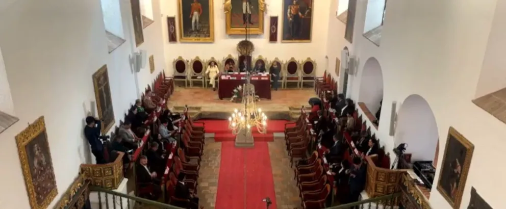 La sesión del Senado hoy en la ciudad de Sucre. Foto: Captura de video