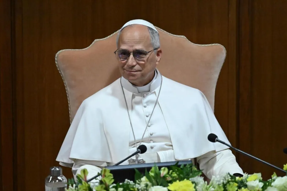 El papa León XIV publicó su primera encíclica "Magnifica Humanitas". Foto: EFE 