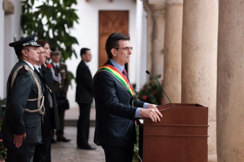 El presidente Rodrigo Paz. Foto: Oficina del Presidente 