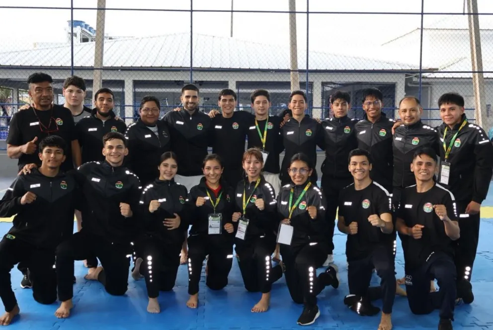 Fotografía del equipo nacional en Brasil. Crédito: Feboka.
