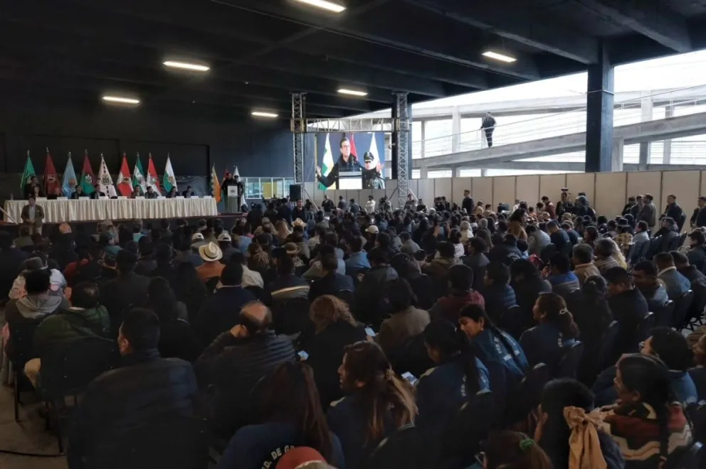 El presidente Rodrigo Paz en el Consejo Económico y Social. Foto tomada de la cuenta en RRSS del presidente Paz
