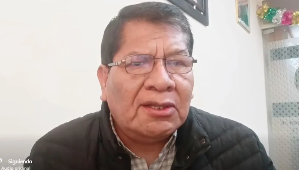 Roberto de la Cruz, exdirigente de la COR El Alto. 