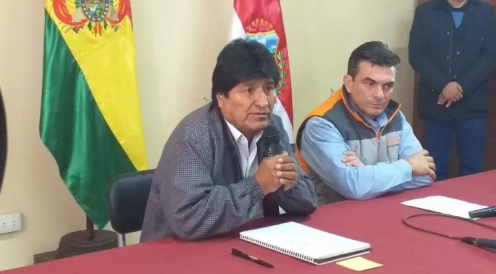 Evo Morales y Rodrigo Paz en una fotografía de archivo.