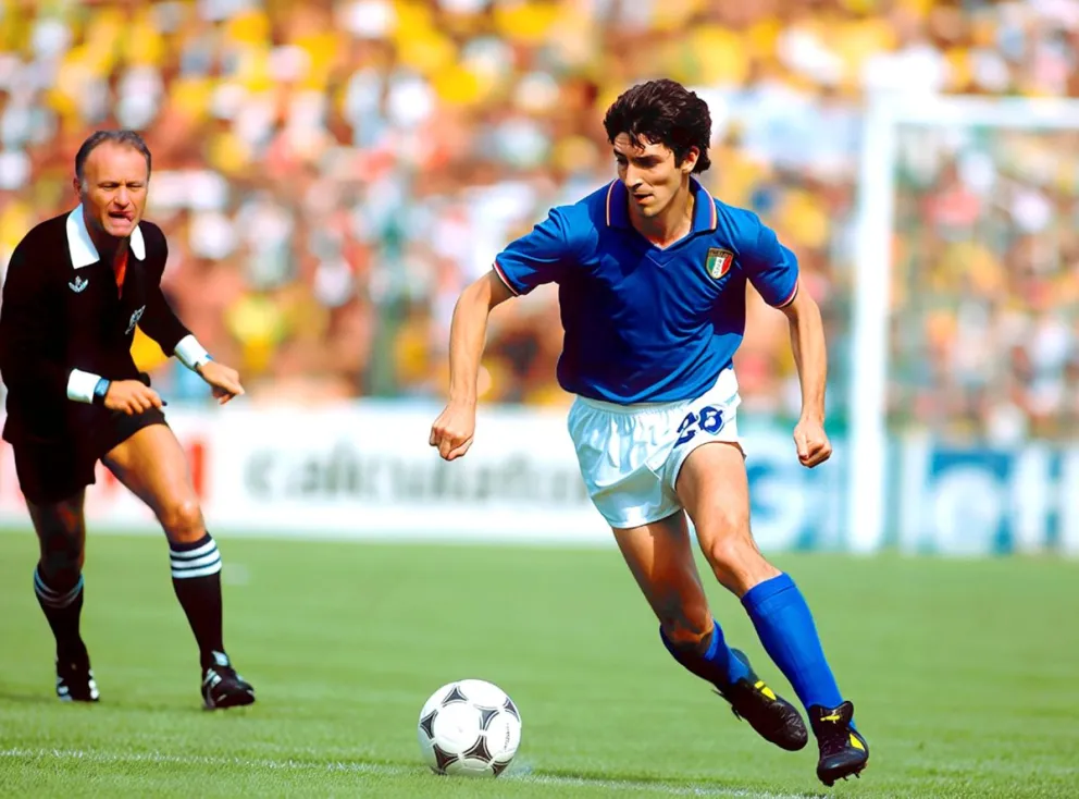 Paolo Rossi, fue el verdugo del encuentro con Brasil. Foto: MABC