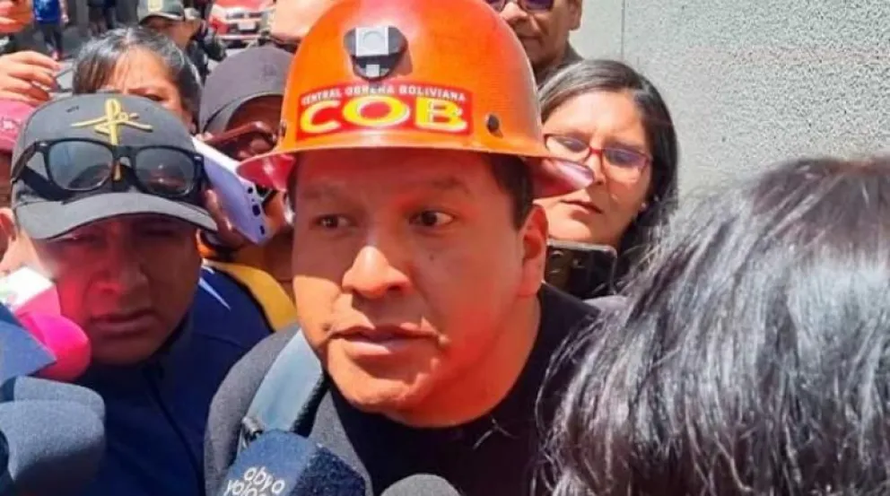 El Poder Judicial anuló la orden de aprehensión del secretario ejecutivo de la Central Obrera Boliviana (COB). Foto Los Tiempos